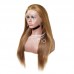 Stema #4 Brown 13x4 Transparent Lace Frontal Straight Wig